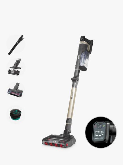 Shark Stratos IZ400UKT Pet Pro Model Cordless Stick Vacuum Cleaner with Anti Hair Wrap Plus & Clean Sense IQ, Charcoal Grey/Copper, Charcoal Grey/Copper