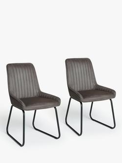 John Lewis Brooks II Side Dining Chairs, Set of 2, Mocha