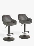 John Lewis Brooks II Gas Lift Adjustable Bar Stool, Set of 2