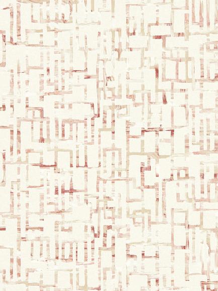 Clarke & Clarke Quadrata Wallpaper, Blush W0184/01