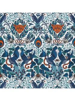 Clarke & Clarke Amazon Wallpaper, Blue W0098/01