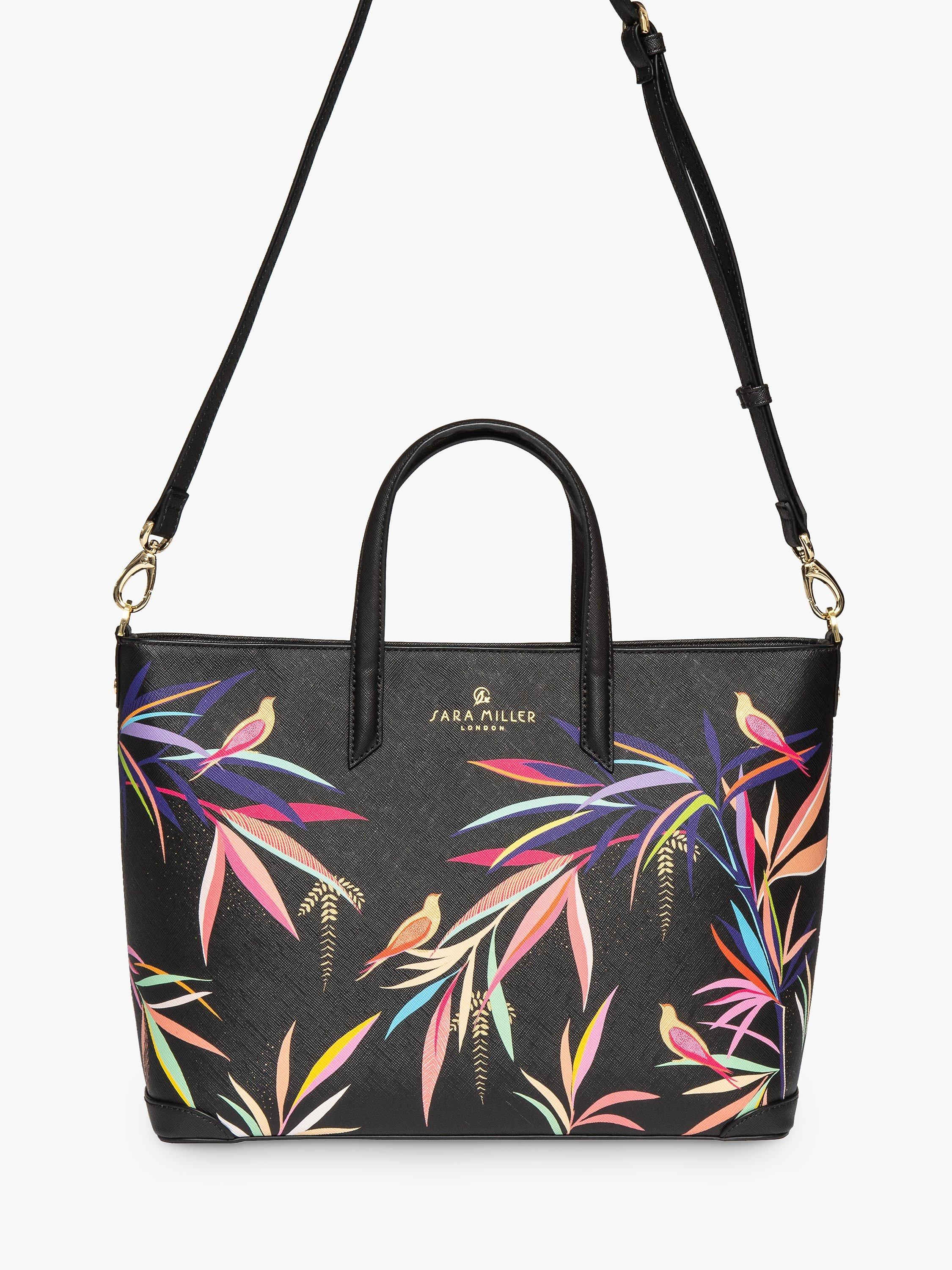Sara Miller Medium Tote Bag, Black Bamboo