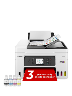 Canon MAXIFY GX4050 All-In-One Wireless Wi-Fi Printer, White, White