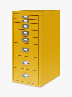 Bisley MultiDrawer 8 Drawer A4 Filing Cabinet - view 2, Sunflower Yellow