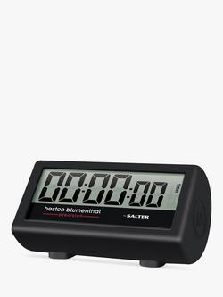 Salter Heston Blumenthal Precision 3-In-1 Indoor/Outdoor Kitchen Timer, Black