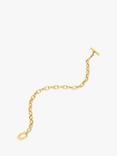 Coach Refined Signature Sculpted C-Link Chain Bracelet, Gold