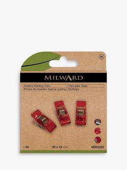 Milward Small Quilting Clips, Pack of 50, Multi