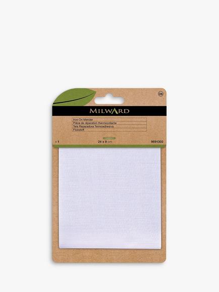 Milward Iron On Mending Tape, L24 x W9cm White,, Multi