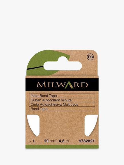 Milward Insta-Bond Double Sided Adhesive Tape, W19mm x L4.5m, Multi