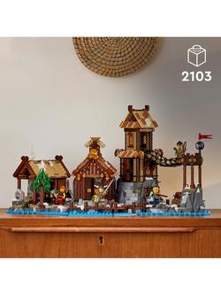 LEGO Ideas Viking Village Large Medieval Building Set 21343 - view 2, Multi