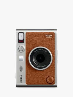 Fujifilm instax™ Mini Evo Instant Camera with Built-In Flash, Brown