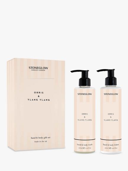 Stoneglow Orris & Ylang Ylang Hand & Body Gift Set, Pink