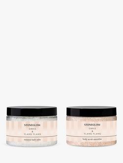 Stoneglow Orris & Ylang Ylang Bath Gift Set, Pink