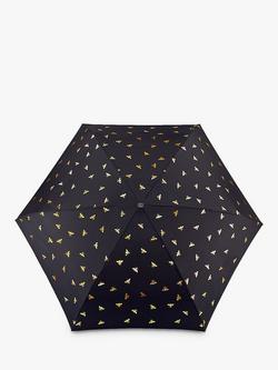 Fulton Tiny 2 Golden Bees Umbrella, Black/Multi, Black Multi