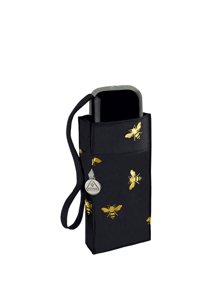 Fulton Tiny 2 Golden Bees Umbrella, Black/Multi - view 2, Black/Multi