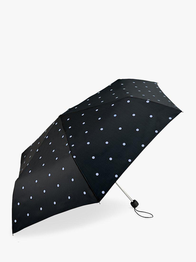 Product image 1 of 5, which shows Fulton L553 Superslim 2 Polka Dot Umbrella, Multi