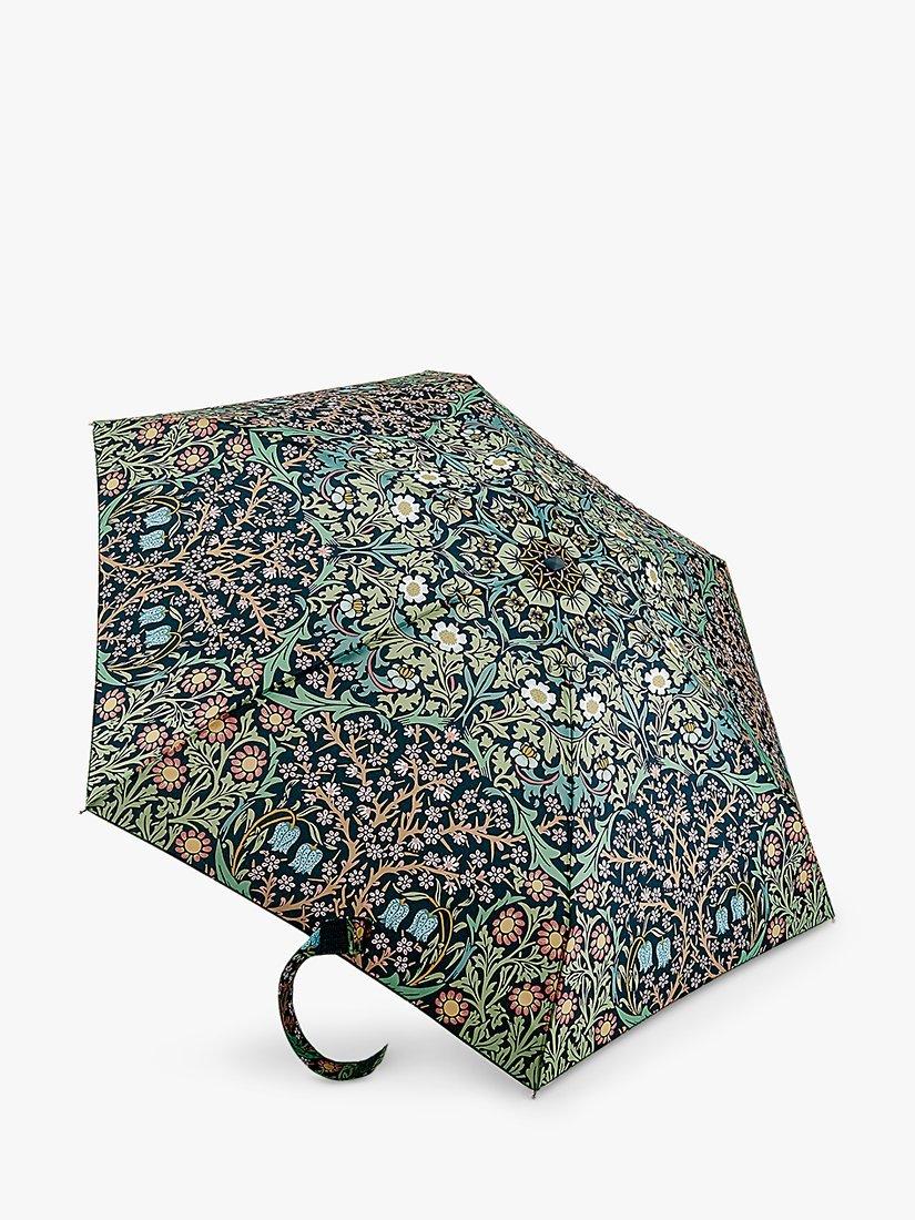 Fulton L934 Morris & Co. Blackthorn Tiny 2 Umbrella, Green/Multi