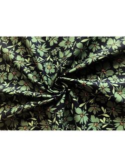 Carrington Fabrics Barcelona Fabric, Green - view 2, Green/Multi
