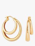 Astrid & Miyu Illusion Dome Hoop Earrings