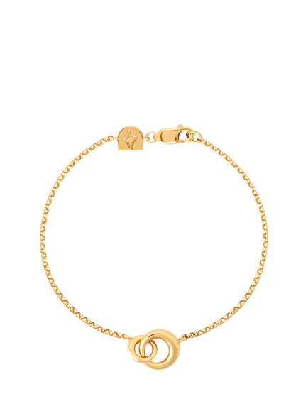 Astrid & Miyu Dome Link Chain Bracelet, Gold, Gold