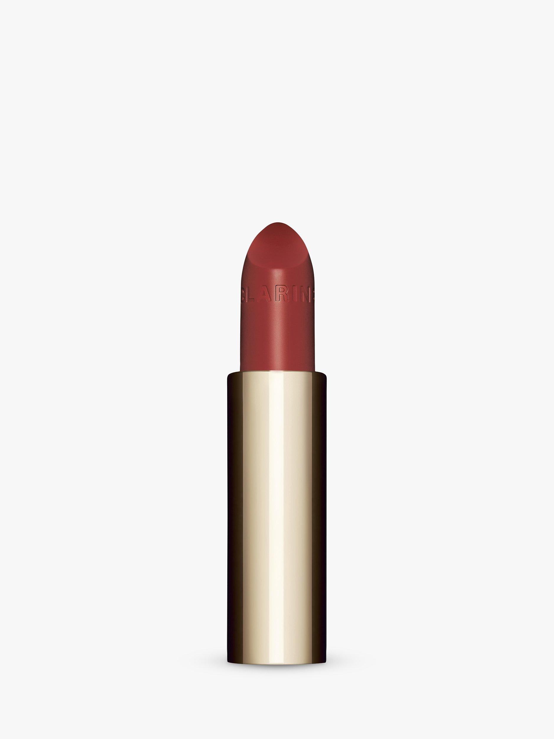 Product image 1 of 7, which shows Clarins Joli Rouge Satin Lipstick Refill, 771 Dahlia Red