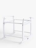 John Lewis Pinewood Moses Basket Stand, White