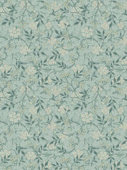 FreeSpirit Jasmine Fabric, Aqua, Aqua