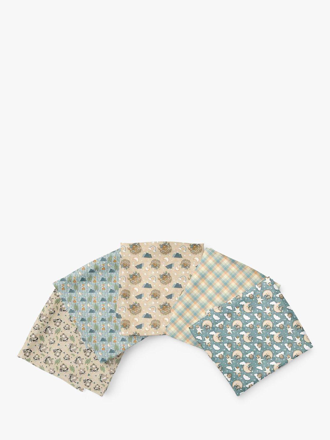 FreeSpirit Dream Big Fat Quarter Fabrics, Pack of 5, Neutrals
