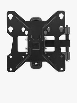 One for All WM2251 Tilt & Turn TV Bracket for TVs up to 43", Black, Black