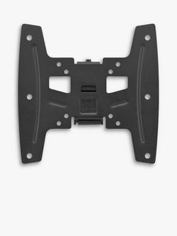 One For All WM4211 Flat Fixed TV Bracket for TVs up to 43”, for Solid & Stud Walls, Black, Black
