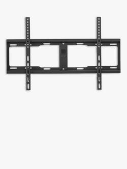 One For All WM4611 Flat Fixed TV Bracket for TVs up to 90”, Black, Black