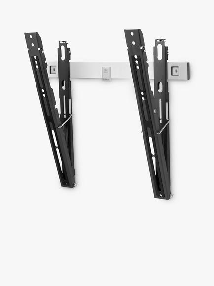 One For All WM6421 Ultra Slim Tilting TV Bracket for TVs up to 65”, for Solid & Stud Walls, Black, Black
