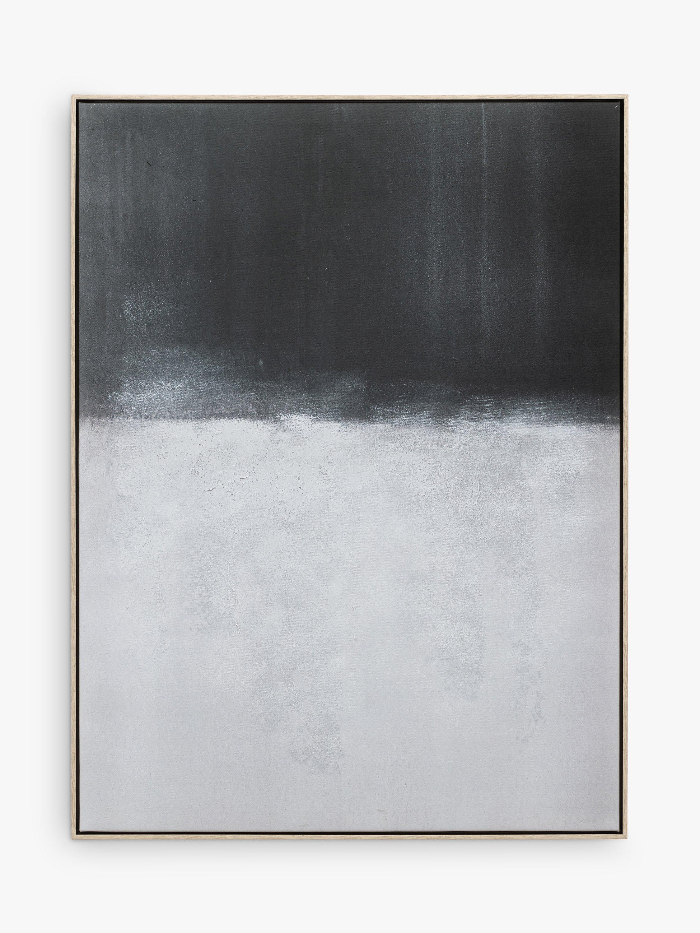 Gallery Direct 'Horizon Art' Framed Canvas, 82.5 x 62.5cm, Grey