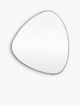 Gallery Direct Caesars Free Form Wall Mirror, 70 x 60cm, Black