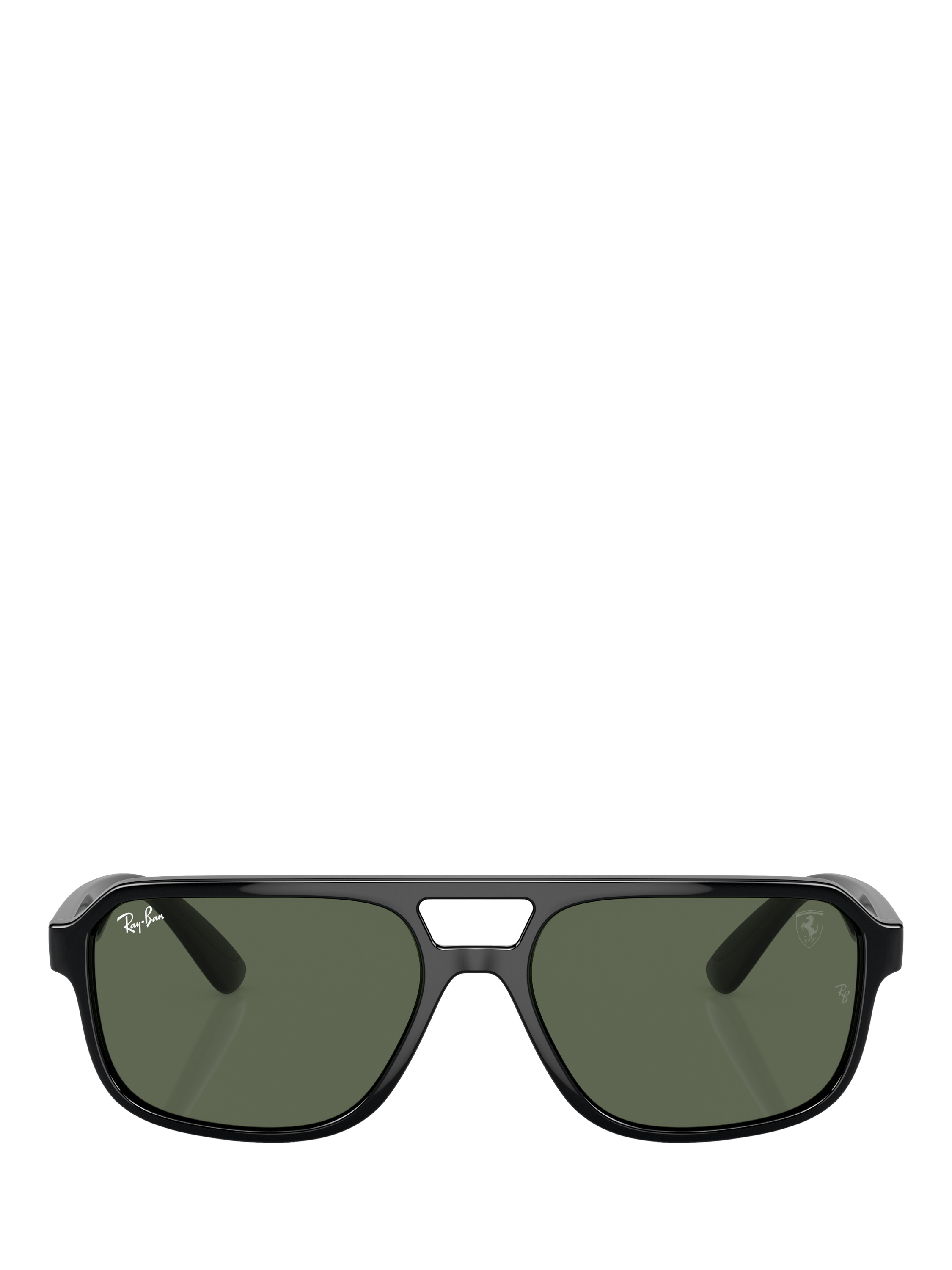 Product image 2 of 6, which shows Ray-Ban RB4414M Scuderia Ferrari Men's Irregular Sunglasses, Black/Green