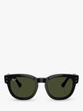 Ray-Ban RB0298S Unisex Mega Hawkeye Sunglasses, Black