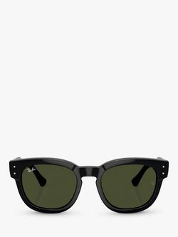 Ray-Ban RB0298S Unisex Mega Hawkeye Sunglasses, Black - view 2, Black