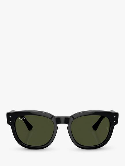 Ray-Ban RB0298S Unisex Mega Hawkeye Sunglasses, Black - view 2, Black