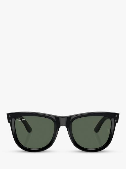 Ray-Ban RBR0502S Unisex Wayfarer Reverse Sunglasses - view 2, Black/Green