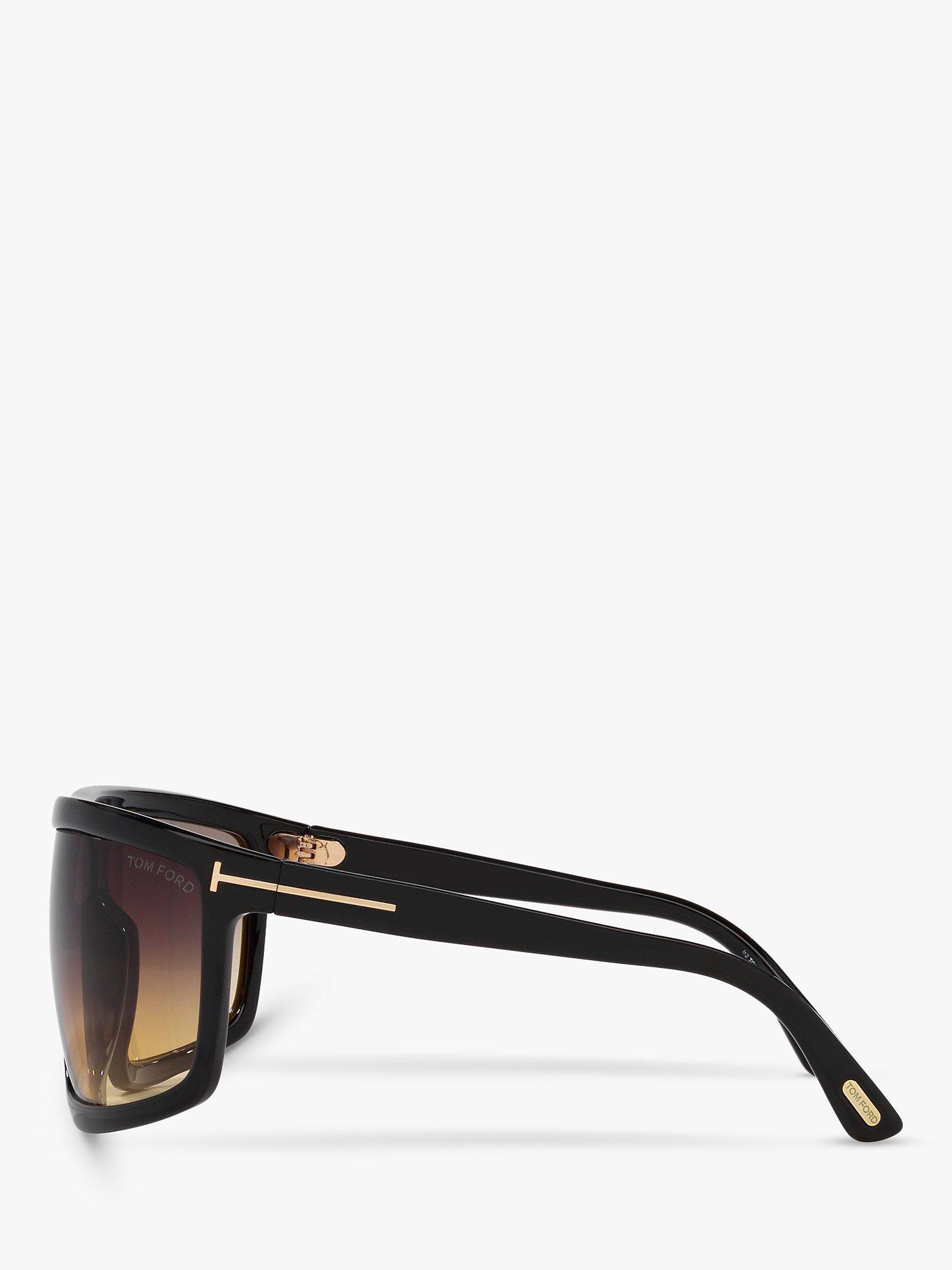 Product image 3 of 4, which shows TOM FORD TR001675 Unisex Clint-02 Square Sunglasses, Black/Grey Gradient