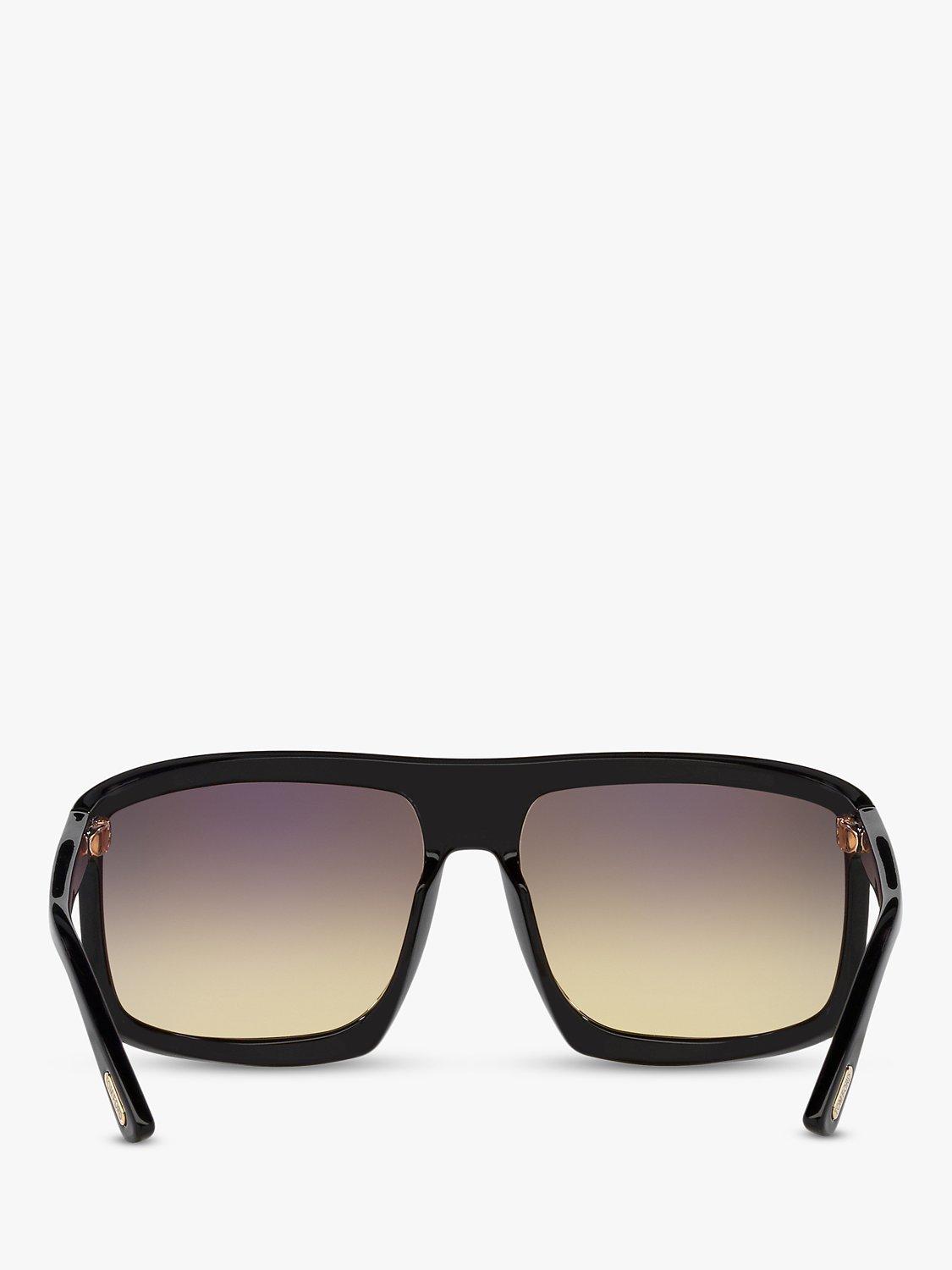 Product image 4 of 4, which shows TOM FORD TR001675 Unisex Clint-02 Square Sunglasses, Black/Grey Gradient