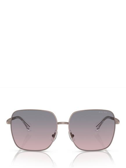 Ralph RA4142 Women's Square Sunglasses, Shiny Rose Gold - view 2, Shiny Rose Gold