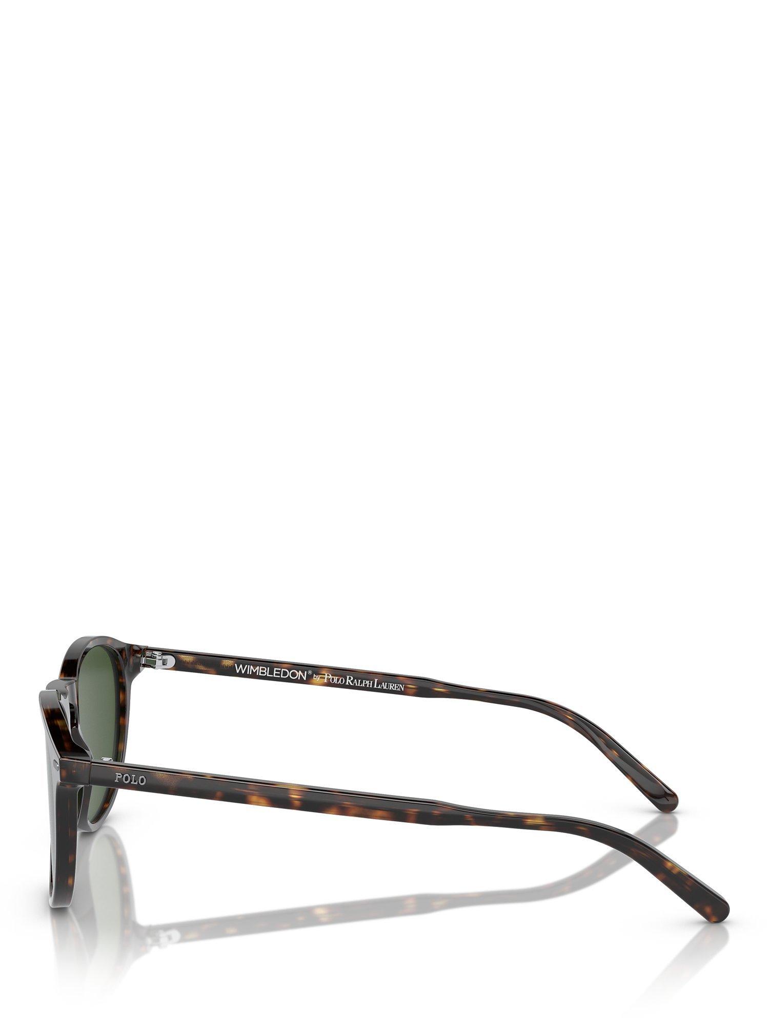 Product image 3 of 5, which shows Ralph Lauren PH4181 Men's Phantos Sunglasses, Tortoiseshell/Havana Green