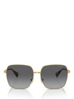 Ralph RA4142 Women's Square Sunglasses, Shiny Gold - view 2, Shiny Gold
