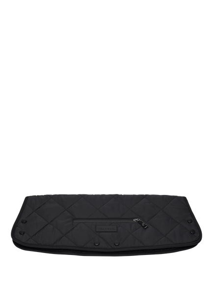 Tiba + Marl Quilted Handmuff, Black
