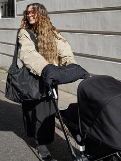 Tiba + Marl Quilted Handmuff - view 2, Black