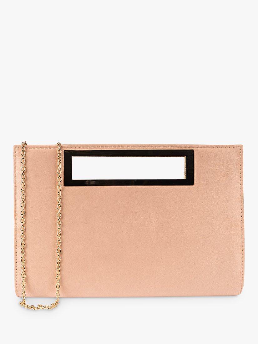 Product image 1 of 3, which shows Paradox London Delma Clutch Bag, Natural