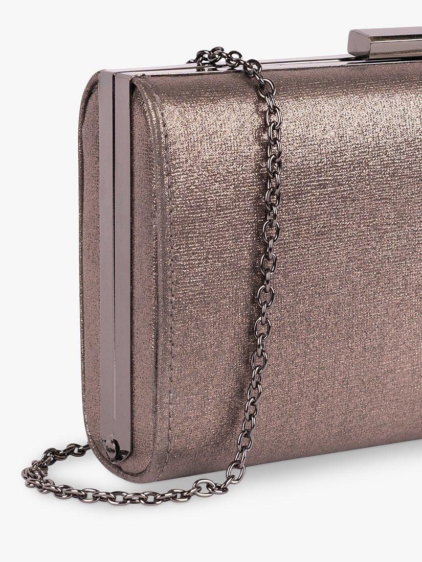 Paradox London Doria Clutch Bag Pewter