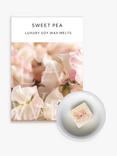 Glass & Wick Sweet Pea Wax Melts, Pack of 6