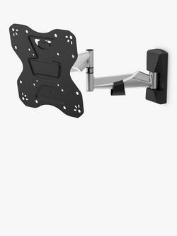 AVF JXXL24 Premium Multi Position Wall Mount for TVs up to 43”, for Solid & Stud Walls, Black, Black